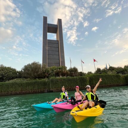 Sunset kayak tour